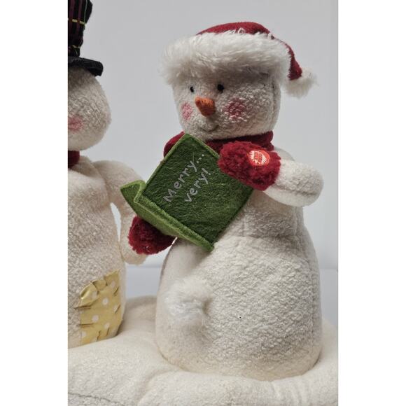 Hallmark Musical Animated Snow Couple Sings We Wish You a Merry Christmas 2003 - Picture 5 of 8